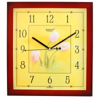 Настенные часы RIKON 10651 orange flower A