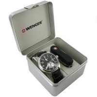 Подарочный набор Wenger часы 72470 + нож 1.580.11.814