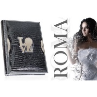  Свадебный кожаный  фотоальбом  ROMA M109NERO I Nobili